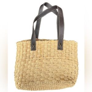 Indeed Straw Purse Tan